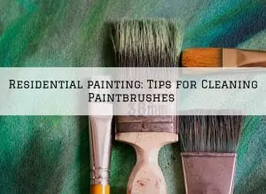 Residential painting in Horsham, PA_ Tips for Cleaning Paintbrushes