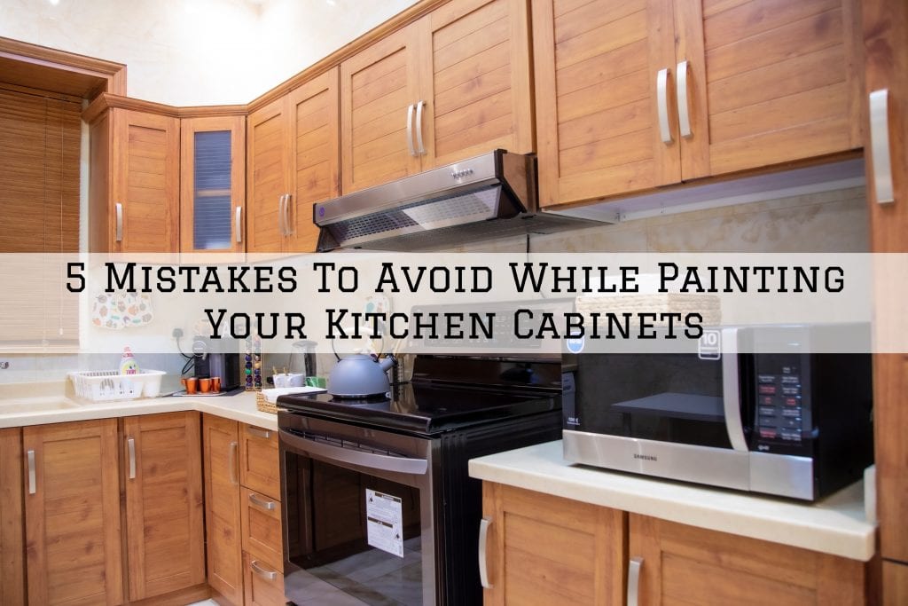 mistakes to avoid while painting your kitchen cabinets