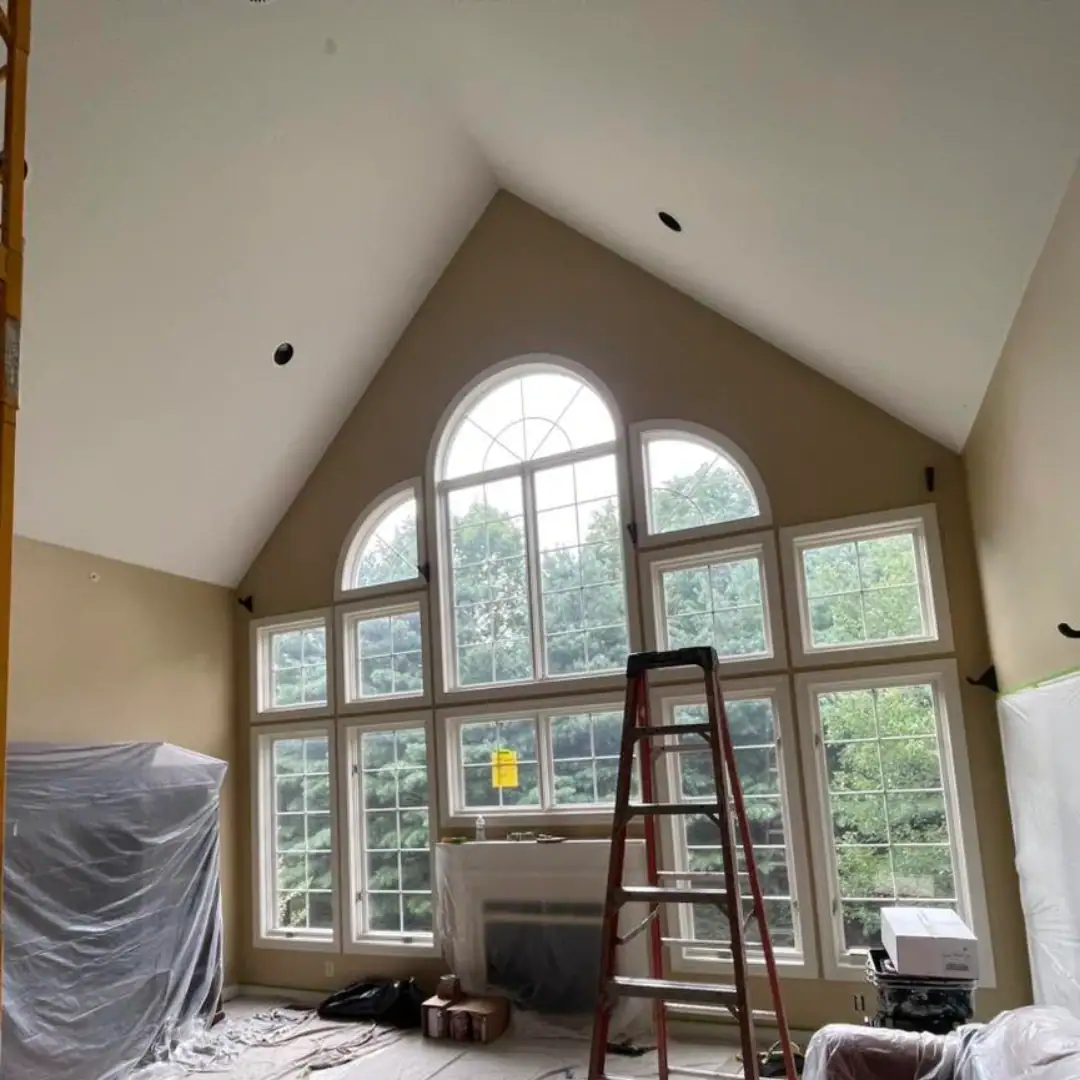 1-before interior painting Forest Grove