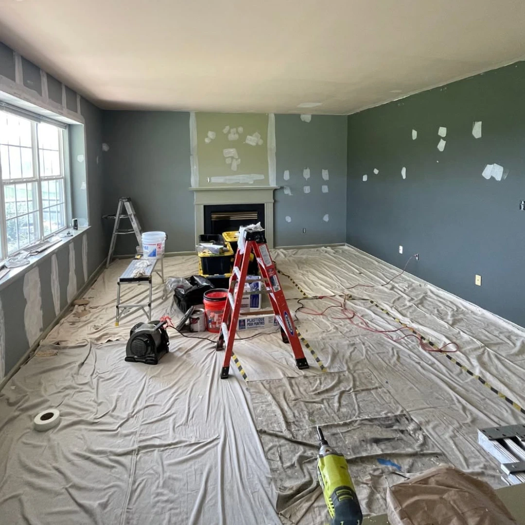 1-before interior painting Horsham