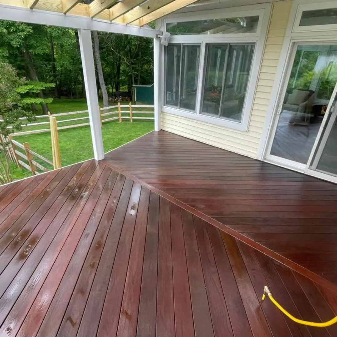 after deck staining Fort Washington
